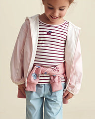 Toddler Girl Heart Zip-Up Hoodie - Pink