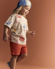 Toddler Bermuda Shorts - Orange
