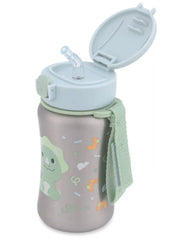 Besties Squad Stainless Steel Straw Bottle - Dex Dino