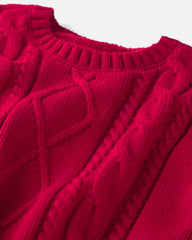 Baby Organic Cotton Cable Knit Sweater
