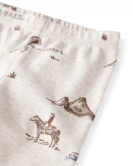 Baby 2-Piece Organic Cotton Pajamas in Western Rodeo