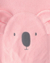 Baby Girl 3-Piece Koala Terry Layering Set - Pink