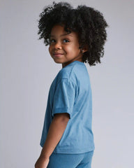 Toddler Rolled Cuff Tee - Blue