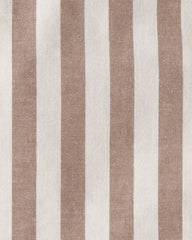 Baby Boy 3-Piece Beach Striped Outfit Set - Brown/White