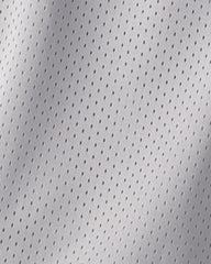 Boys Striped Mesh Active Shorts - Grey
