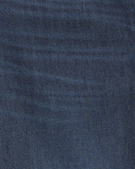Boys Denim Pull-On Jeans - Dark Wash