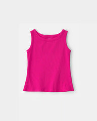 Girls Rib Tank Top - Pink