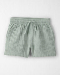 Toddler Boy 2-Piece Organic Cotton Gauze Top & Short Set