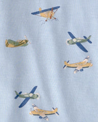 Toddler Boy Plane PurelySoft 2-Piece Pajama Set - Blue