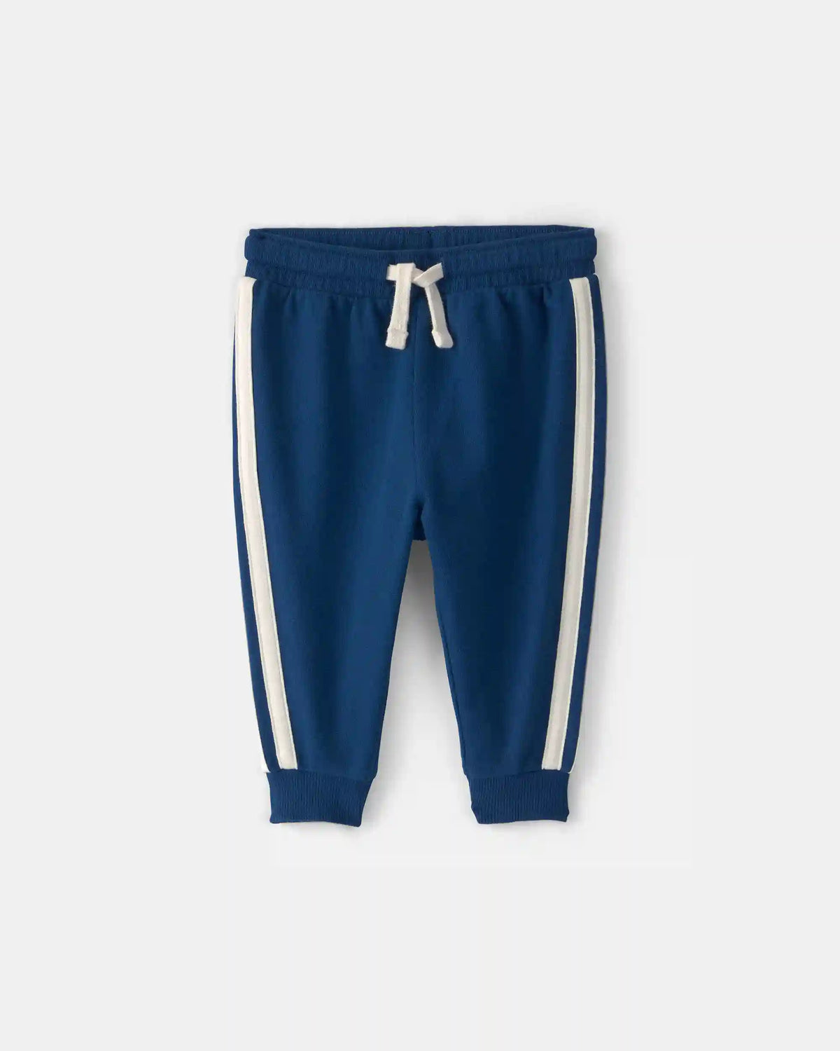 Baby Boy French Terry Pants - Navy Blue