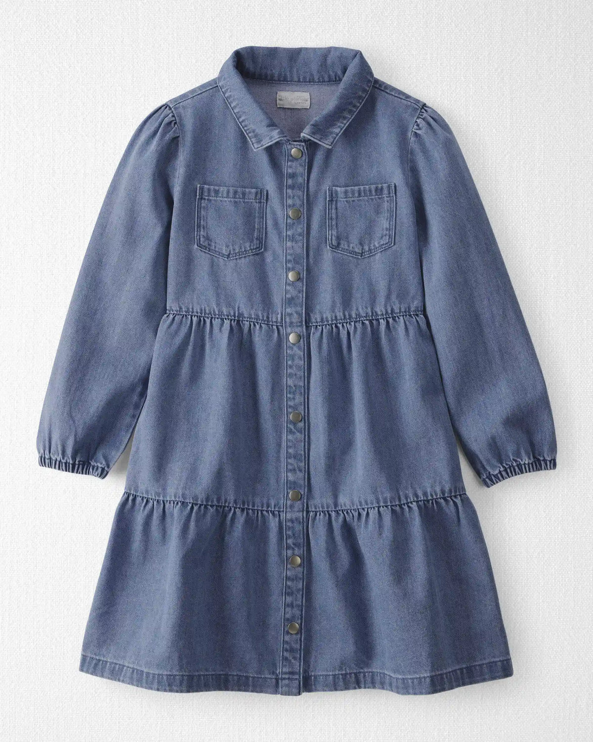Girls Organic Cotton Denim Dress