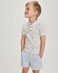 Toddler Boy Twill Shorts - Blue