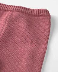 Baby Girl 2-Piece Organic Cotton Sweater Knit Cardigan & Pant Set