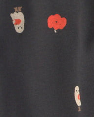 Baby 2-Piece Halloween Long-Sleeve Top & Pant Set - Black