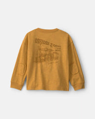 Toddler Boy Long-Sleeve Henley T-Shirt - Yellow