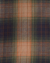 Boys Plaid Long-Sleeve Button-Down Shirt - Brown