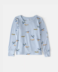 Toddler Boy Plane PurelySoft 2-Piece Pajama Set - Blue