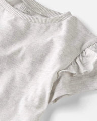 Toddler Girl 3-Pack Organic Cotton Flutter T-Shirts