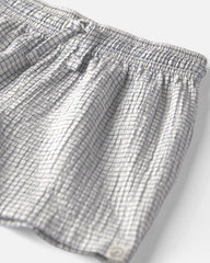 Toddler Boy 2-Piece Organic Cotton Seersucker Gauze Top & Short  Set