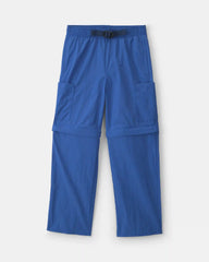 Boys Cargo Utility Zip-Off Pants - Blue