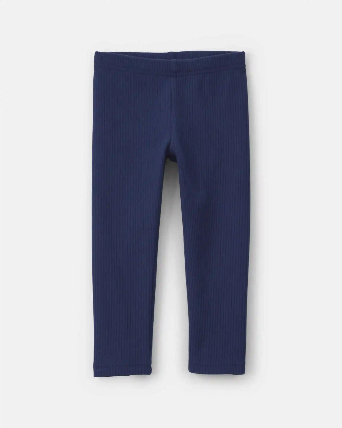 Toddler Girl Fleece Pull-On Stretch Leggings - Navy Blue