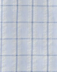Boys Plaid Button-Down Shirt - Blue