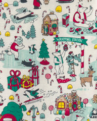 Kids 2-Piece Christmas Scavenger Hunt 100% Cotton Snug Fit Pajama Set