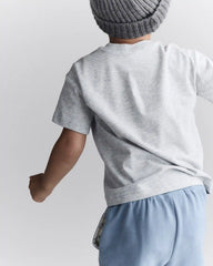 Toddler Short-Sleeve Relaxed Tee - Heather Grey