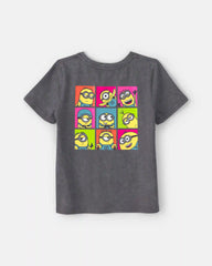 Girls Despicable Me Minions Graphic Tee - Grey