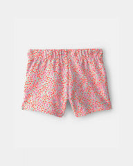 Toddler Girl Floral French Terry Shorts