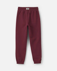 Boys French Terry Joggers - Burgundy