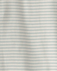 Girls 2-Piece Organic Cotton Waffle Knit Top & Short Set in  Stripes