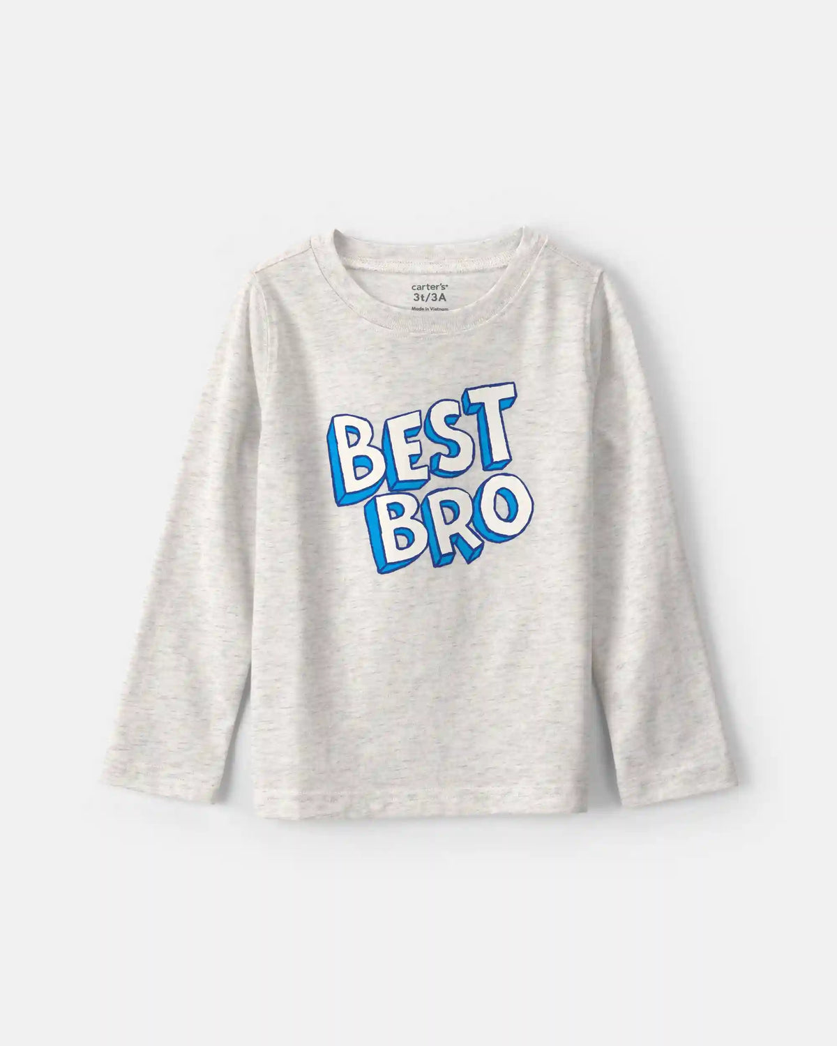 Toddler Boy 'Best Bro' Long-Sleeve Graphic Tee - Grey