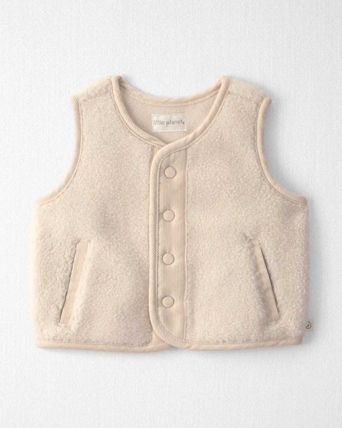 Baby Recycled Teddy Fleece Vest