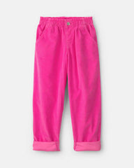 Girls Corduroy Pants - Pink