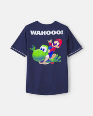 Boys Nintendo Super Mario Jersey - Navy Blue