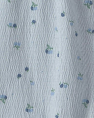 Baby Girl Blueberry Jumpsuit - Blue