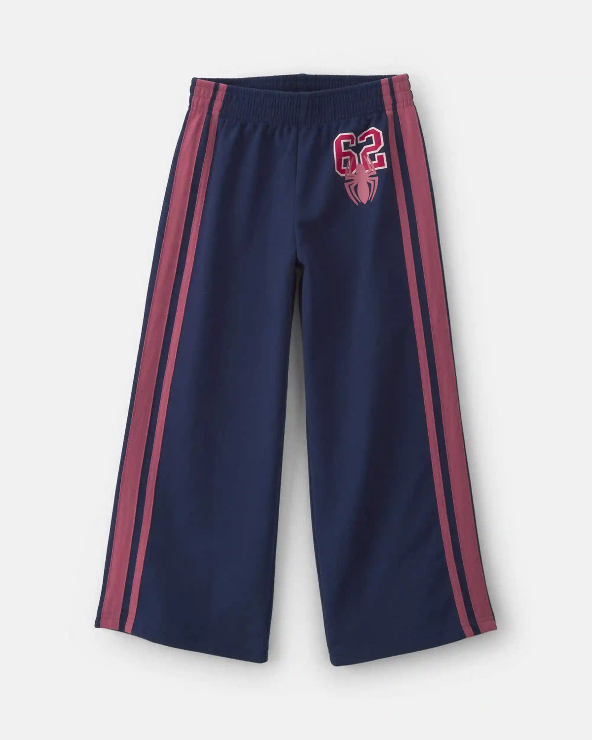 Girls ©Marvel Spiderman French Terry Wide-Leg Pants - Blue