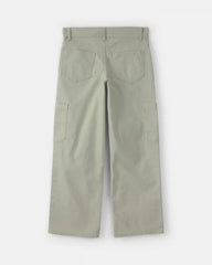 Girls Straight-Leg Cargo Pants - Green
