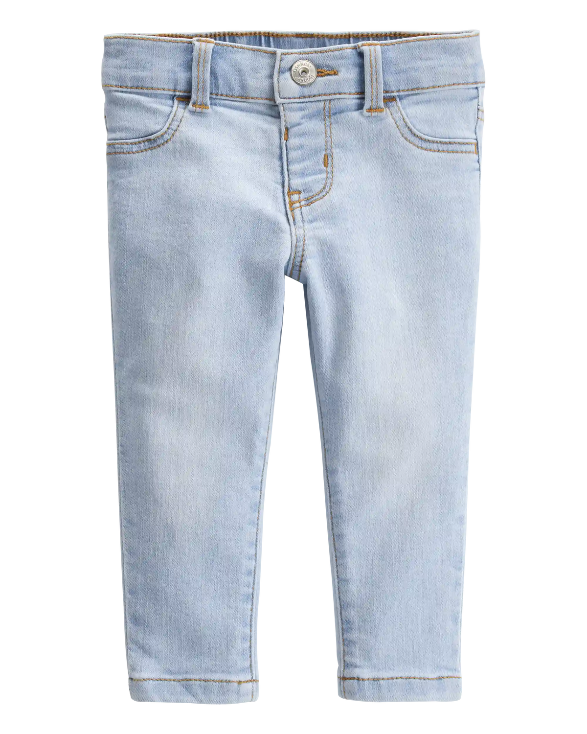 Baby Light Blue Wash Skinny-Leg Jeans