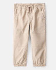 Toddler Boy  Cotton Everyday Pull-On Jogger - Khaki