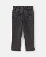 Toddler Boy Western Jeans - Black