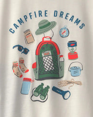 Boys Camp Short-Sleeve 2-Piece Pajama Set