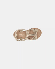 Toddler Girl Metallic Bow Sandals - Gold