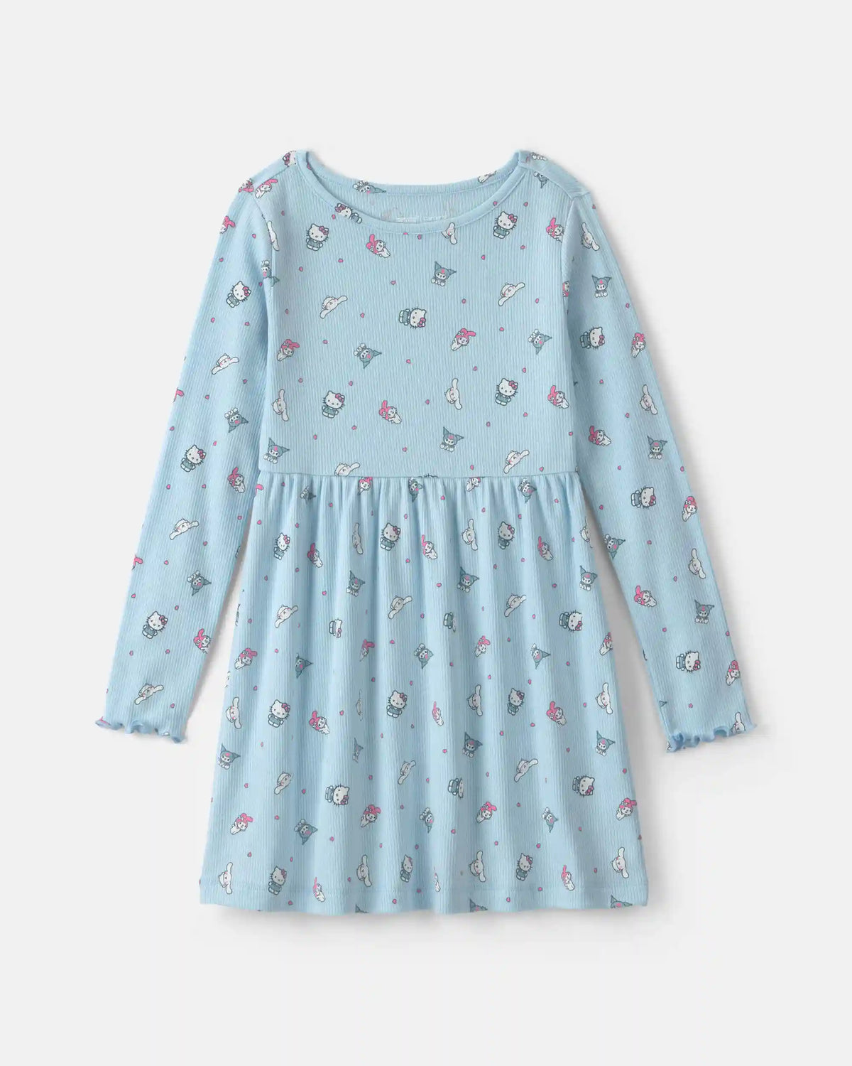 Girls Hello Kitty® Long-Sleeve Dress - Blue