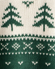 Baby Organic Cotton Fair Isle Sweater Knit Pullover