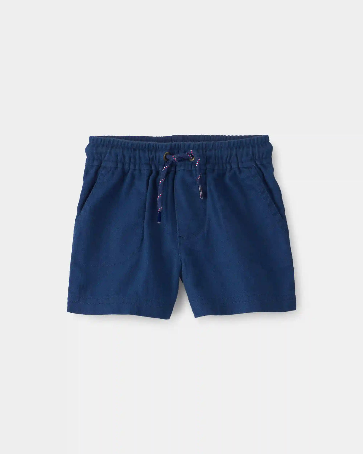 Baby Boy Twill Shorts - Blue