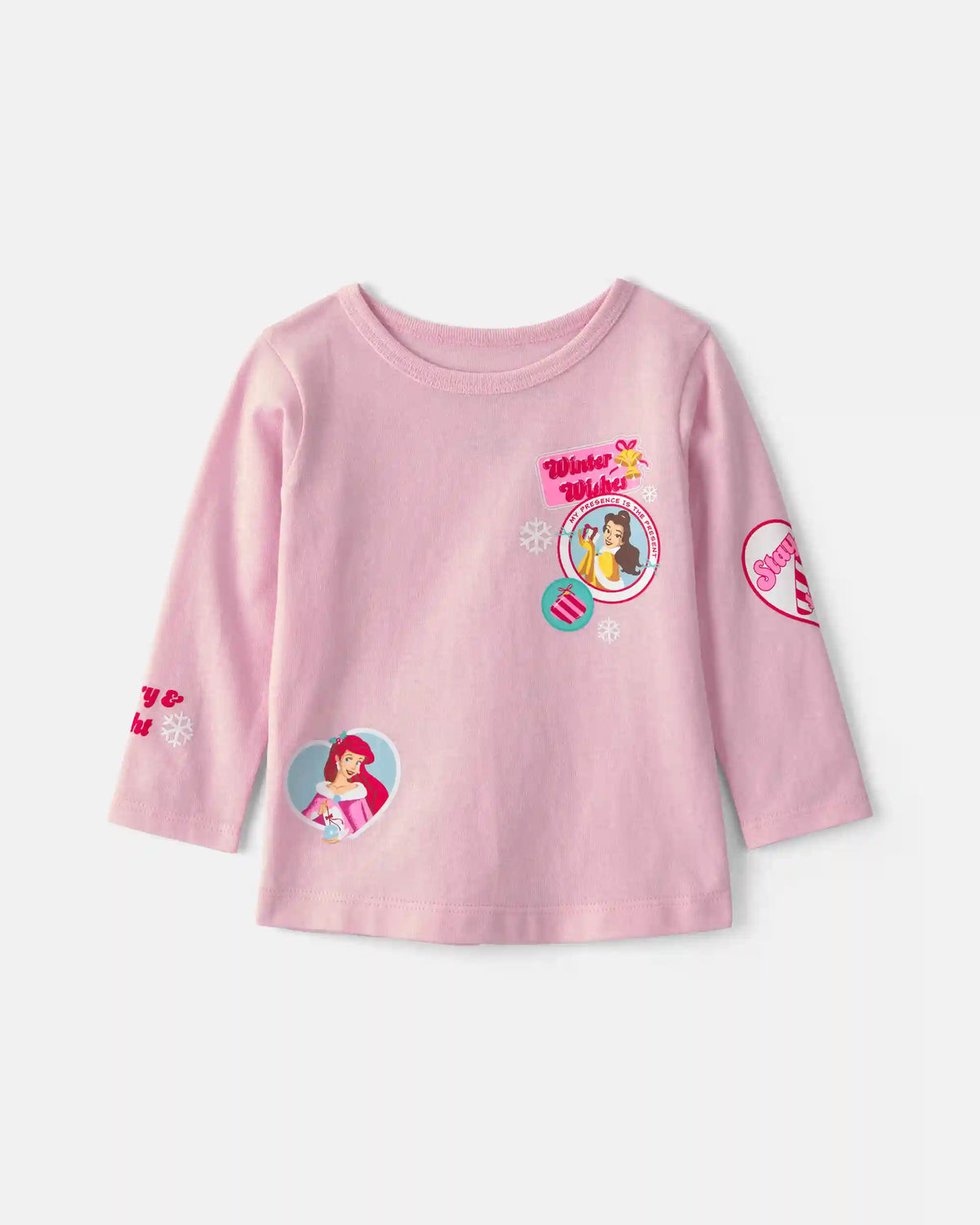 Toddler Girl Disney© Princess Long-Sleeve Graphic Tee - Pink