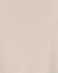 Girls Long-Sleeve Ribbed Top - Cream