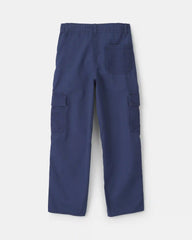 Boys Baggy Cargo Pants - Navy Blue